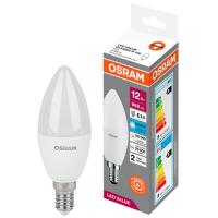 купить Лампа свеча свд Е14 12Вт 6500К 800лм B75 матовая Osram LED Value в Чебоксарах Лампа свеча свд Е14 12Вт 6500К 800лм B75 матовая Osram LED Value