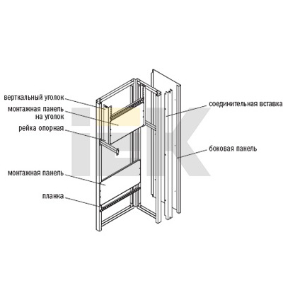 купить Уголок вертикальный 1760 (оцинк.) для ЩМП-18.Х.Х. в Чебоксарах Уголок вертикальный 1760 (оцинк.) для ЩМП-18.Х.Х.
