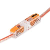 купить Клемма 2*4,0мм2 с рычажком прозрачный Wago проходная 221-2411 3шт в Чебоксарах Клемма 2*4,0мм2 с рычажком прозрачный Wago проходная 221-2411 3шт