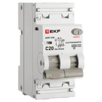 Дифавтомат 2Р 20А C тип A 30мА 6кА 2мод АВДТ-63N EKF PROxima