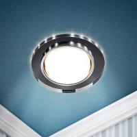 купить Встраиваемый светильник со светодиодной подсветкой ЭРА DK LD51 BK GX53 черный в Чебоксарах Встраиваемый светильник со светодиодной подсветкой ЭРА DK LD51 BK GX53 черный