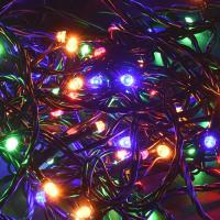 купить Гирлянда нить 5м RGB 50свд с контроллером IP20 зеленый провод 8реж в Чебоксарах Гирлянда нить 5м RGB 50свд с контроллером IP20 зеленый провод 8реж
