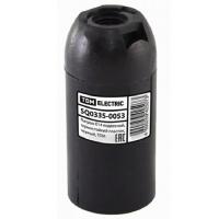 Патрон подвесной E14 пластик черный TDM 