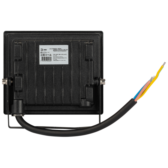 Прожектор свд 30Вт 6500К 2400лм черный IP65 120° Стандарт ЭРА 