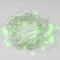 Гирлянда нить 5м зеленый 50свд с контроллером IP20 прозрачный провод 8 режимов