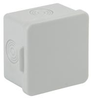 купить Коробка 65*65*50 квадрат серый IP54 ЭРА  в Чебоксарах Коробка 65*65*50 квадрат серый IP54 ЭРА