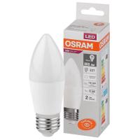 купить Лампа свеча свд Е27 10Вт 4000К 800лм B75 матовая Osram LED Value в Чебоксарах Лампа свеча свд Е27 10Вт 4000К 800лм B75 матовая Osram LED Value