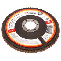 купить Круг лепестковый торцевой конический 125*22,2мм P120 Kranz в Чебоксарах Круг лепестковый торцевой конический 125*22,2мм P120 Kranz