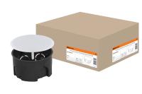 Коробка 103*50 круг бетон с крышкой IP20  