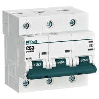 купить Автомат 3Р 63А C 10кА ВА-201 DEKraft в Чебоксарах Автомат 3Р 63А C 10кА ВА-201 DEKraft