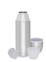 Термос 1,0л нерж сталь Арктика узкое горло 28час + чашка серебро