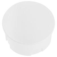купить Коробка 80*40 круг бетон с крышкой IP30 Rexant белый в Чебоксарах Коробка 80*40 круг бетон с крышкой IP30 Rexant белый
