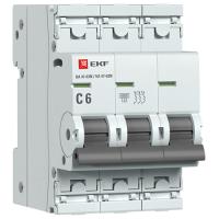 купить Автомат 3Р 6А C 6кА ВА47-63N EKF  в Чебоксарах Автомат 3Р 6А C 6кА ВА47-63N EKF
