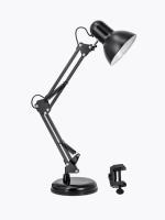 Светильник настольный 60Вт E27 черный подставка/струбцина Ultra LIGHT