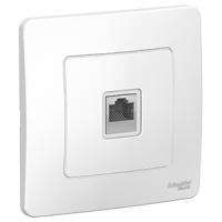 купить Бланка белый розетка RJ45 скрытая 1-ая   в Чебоксарах Бланка белый розетка RJ45 скрытая 1-ая
