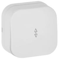 купить Глори белый переключатель 1кл открытая 10А IP20  в Чебоксарах Глори белый переключатель 1кл открытая 10А IP20