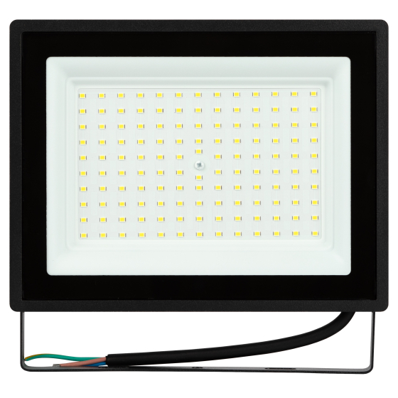 Прожектор свд 100Вт 6500К 8000лм черный IP65 120° Стандарт ЭРА 