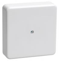 купить Коробка 75*75*20 квадрат белый IP40  без клеммников ИЭК, аналог9208731 в Чебоксарах Коробка 75*75*20 квадрат белый IP40  без клеммников ИЭК, аналог9208731