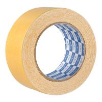 Скотч двухсторонний тканевый 50мм*25м белый Klebebander