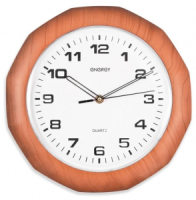 купить Часы настенные многоугольник коричневый ЕС-15 в Чебоксарах Часы настенные многоугольник коричневый ЕС-15