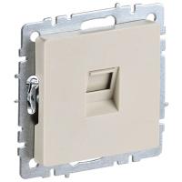 купить Брайт бежевый розетка RJ45 скрытая 1-ая Cat5e в Чебоксарах Брайт бежевый розетка RJ45 скрытая 1-ая Cat5e