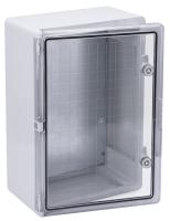 купить Корпус ЩМПп 500*350*190мм IP65 пластик серый IEK прозрачная дверь в Чебоксарах Корпус ЩМПп 500*350*190мм IP65 пластик серый IEK прозрачная дверь