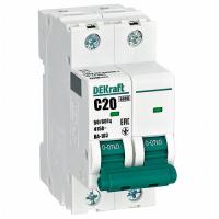 купить Автомат 2Р 20А C 6кА ВА-103 DEKraft  в Чебоксарах Автомат 2Р 20А C 6кА ВА-103 DEKraft