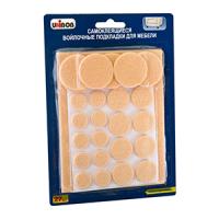 купить Подкладки самоклеящиеся войлочные д/мебели светло-коричневые 27шт в Чебоксарах Подкладки самоклеящиеся войлочные д/мебели светло-коричневые 27шт