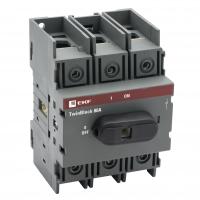 купить Рубильник 80A 3P c рукояткой управления для прямой установки TwinBlock EKF в Чебоксарах Рубильник 80A 3P c рукояткой управления для прямой установки TwinBlock EKF