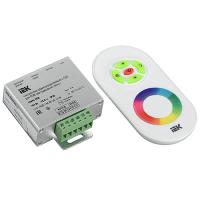купить Контроллер RGB 12В 144Вт IP20 радио IEK белый в Чебоксарах Контроллер RGB 12В 144Вт IP20 радио IEK белый