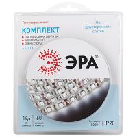 купить Лента свд 12В 14,4Вт/м 60свд/м 6500К 500лм/м 5050 IP20 ЭРА 5м комплект в Чебоксарах Лента свд 12В 14,4Вт/м 60свд/м 6500К 500лм/м 5050 IP20 ЭРА 5м комплект