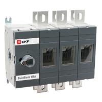 купить Рубильник 3Р 250А без ручки TwinBlock EKF реверсивный  в Чебоксарах Рубильник 3Р 250А без ручки TwinBlock EKF реверсивный