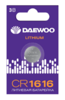 купить Батарейка дисковая CR1616 BL1 Daewoo  в Чебоксарах Батарейка дисковая CR1616 BL1 Daewoo