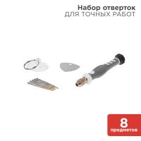 купить Набор отвертка с битами  для точных работ 8 предмета Rexant в Чебоксарах Набор отвертка с битами  для точных работ 8 предмета Rexant