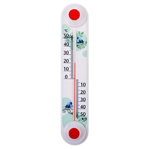 купить Термометр уличный на липучке -50°...+50°С пластик  в Чебоксарах Термометр уличный на липучке -50°...+50°С пластик