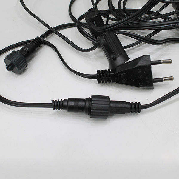 Гирлянда Белт-лайт 5м, E14, шаг 50см, 10 патронов, черный, IP44