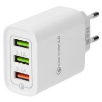 купить Устройство зарядное 3USB Rexant белый в Чебоксарах Устройство зарядное 3USB Rexant белый
