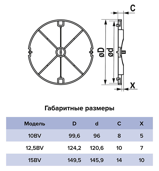 Обратный клапан d100 белый Era Group 