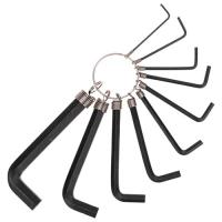 купить Набор ключей шестигранных 10 предметов 1,5-10мм HEX на кольце Kranz в Чебоксарах Набор ключей шестигранных 10 предметов 1,5-10мм HEX на кольце Kranz