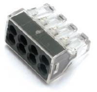 Клемма 8*2,5мм2 прозрачный IEK 773-328 4шт