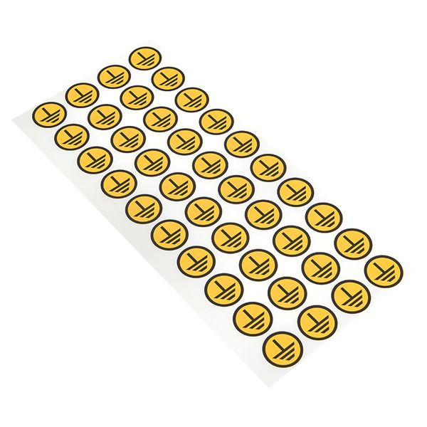 купить Самоклеящаяся этикетка "Заземление" 20*20мм EKF в Чебоксарах Самоклеящаяся этикетка "Заземление" 20*20мм EKF