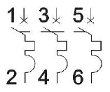 купить Автомат 3Р 63А C 10кА ВА-201 DEKraft в Чебоксарах Автомат 3Р 63А C 10кА ВА-201 DEKraft