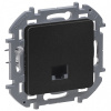 купить Инспириа антрацит розетка RJ45 8(8) скрытая 1-ая Cat6 UTP в Чебоксарах Инспириа антрацит розетка RJ45 8(8) скрытая 1-ая Cat6 UTP