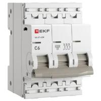 Автомат 3Р 6А C 4,5кА ВА47-63N EKF PROxima