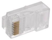 купить ITK Разъём RJ-45 UTP для кабеля кат.5Е в Чебоксарах ITK Разъём RJ-45 UTP для кабеля кат.5Е
