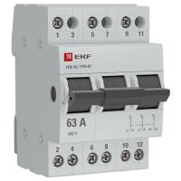 купить Выключатель нагрузки 3Р 63А ТПС-63 3-позиционный EKF PROxima в Чебоксарах Выключатель нагрузки 3Р 63А ТПС-63 3-позиционный EKF PROxima