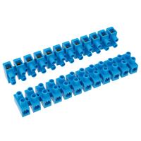 купить Клеммник ЗВИ 60А 12пар 25мм2 синий Rexant  в Чебоксарах Клеммник ЗВИ 60А 12пар 25мм2 синий Rexant