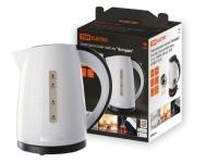 купить Чайник 1800Вт TDM 1,8л пластик белый шкала в Чебоксарах Чайник 1800Вт TDM 1,8л пластик белый шкала