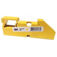 Изолятор шины на DIN рейку желтый 2шт