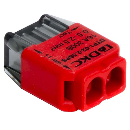 купить Клемма 2*2,5мм2 компактная красный DKC 12шт в Чебоксарах Клемма 2*2,5мм2 компактная красный DKC 12шт